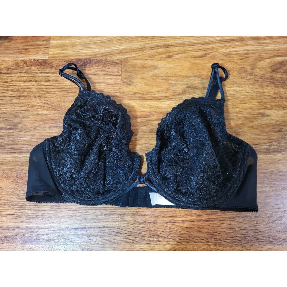 Victorias Secret Vintage‎ Y2K Black Lace Bra Size 36D